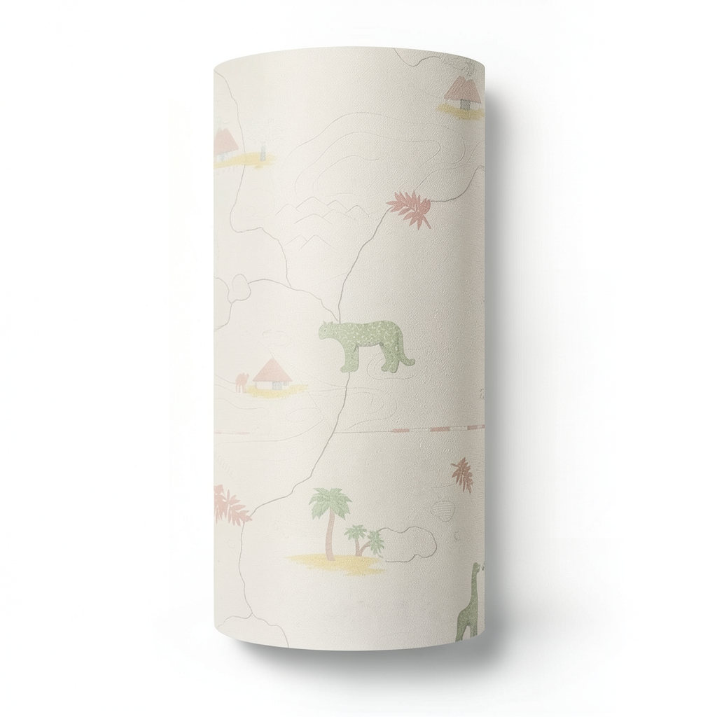 Youth and Children Wallpaper 10m x 0.53m Light Beige, Model GK8984
