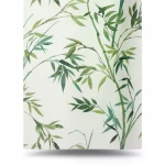 German wallpaper, green color, Leaf-patterned design, size 10 x 0.53 meters, model 10388-07