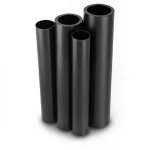 مواسير HDPE PE 80 ضغط 5 بار قطر خارجي 450 مم سمك 17.2 مم لون أسود