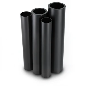 مواسير HDPE PE 80 ضغط 5 بار قطر خارجي 450 مم سمك 17.2 مم لون أسود