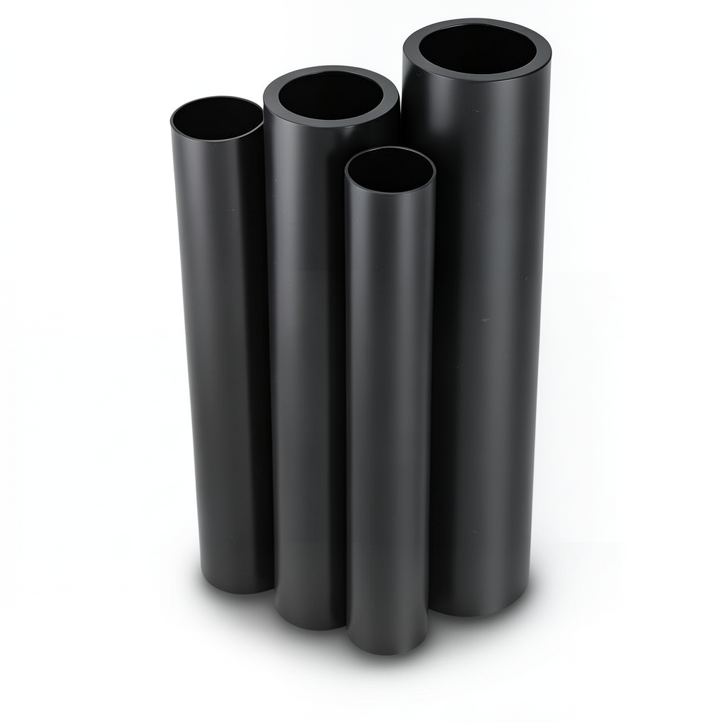 مواسير HDPE PE 80 ضغط 5 بار قطر خارجي 450 مم سمك 17.2 مم لون أسود