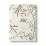 German Wall Covering, beige color, Leaf-patterned design, size 10 x 0.53 meters, model 10388-11