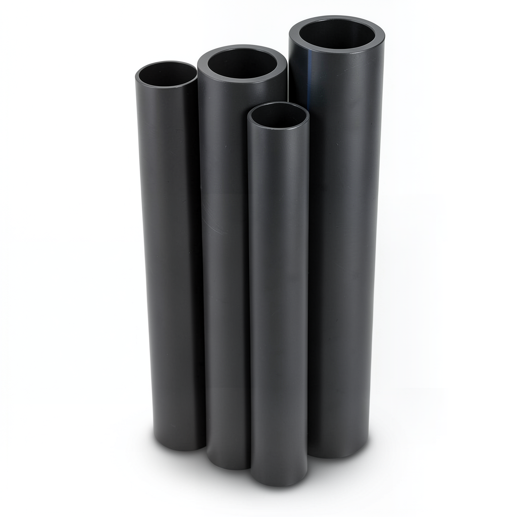 Al-Rajhi HDPE Pipes PE 80 Pressure 5 Bar Outer Diameter 500 mm Thickness 19.1 mm Black