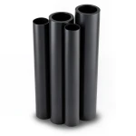 مواسير HDPE PE 80 ضغط 5 بار قطر خارجي 560 مم سمك 21.4 مم لون أسود