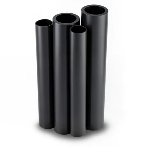 HDPE Pipes PE 80 Pressure 5 Bar Outer Diameter 560 mm Thickness 21.4 mm Black