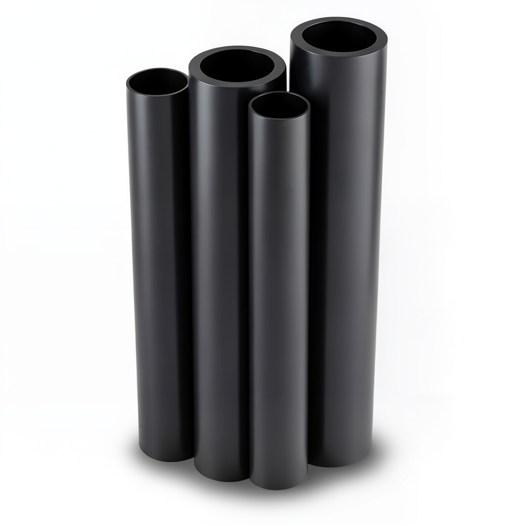 مواسير HDPE PE 80 ضغط 5 بار قطر خارجي 560 مم سمك 21.4 مم لون أسود