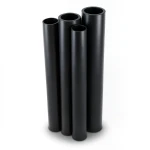 HDPE Pipes PE 80 Pressure 5 Bar Outer Diameter 630 mm Thickness 24.1 mm Black