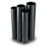 HDPE Pipes PE 80 Pressure 5 Bar Outer Diameter 400 mm Thickness 15.3 mm Black