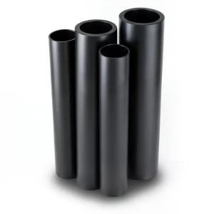 مواسير HDPE PE 80 ضغط 5 بار قطر خارجي 400 مم سمك 15.3 مم لون أسود