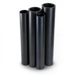 HDPE Pipes PE 80 Pressure 5 Bar Outer Diameter 800 mm Thickness 30.6 mm Black