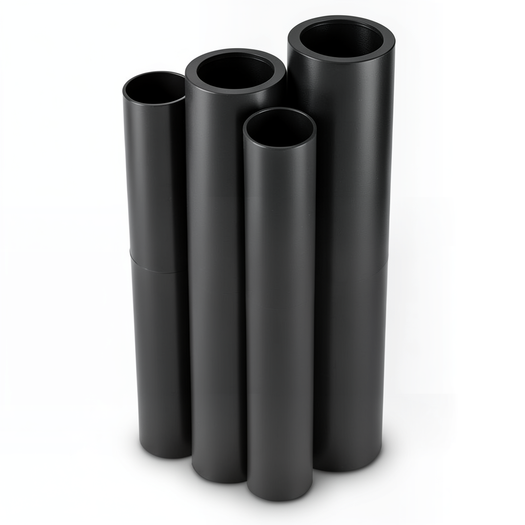 Al-Rajhi HDPE Pipes PE 80 Pressure 5 Bar Outer Diameter 500 mm Thickness 19.1 mm Black