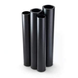 HDPE Pipes PE 80 Pressure 5 Bar Outer Diameter 560 mm Thickness 21.4 mm Black