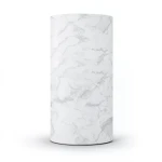 Modern Wall Covering 15.6m x 100cm White with Gray