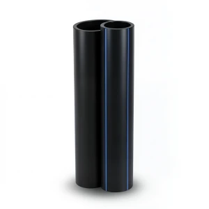 HDPE Pipes PE 80 Pressure 5 Bar Outer Diameter 630 mm Thickness 24.1 mm Black