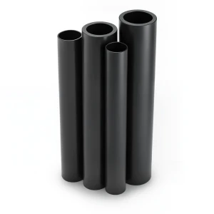 مواسير HDPE PE 80 ضغط 5 بار قطر خارجي 1200 مم سمك 45.9 مم لون أسود