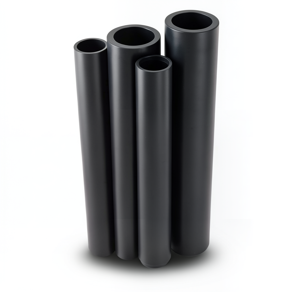 مواسير HDPE الراجحي PE 80 ضغط 5 بار قطر خارجي 710 مم سمك 27.2 مم لون أسود