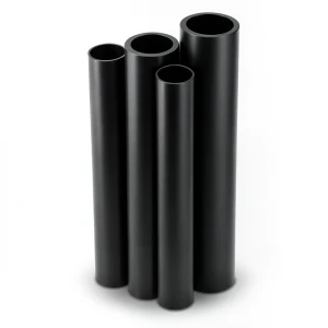 مواسير HDPE PE 80 ضغط 5 بار قطر خارجي 1400 مم سمك 53.5 مم لون أسود