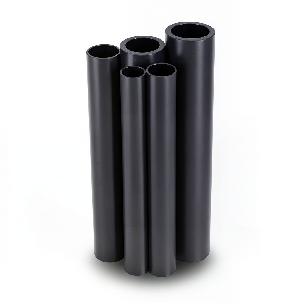 HDPE Pipes PE 80 Pressure 3.2 Bar Outside Diameter 800 mm Thickness 19.6 mm Black