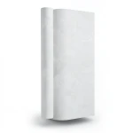 Modern Wall Covering Length 15.6m Width 100cm Light White Gray