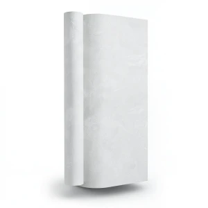 Modern Wall Covering Length 15.6m Width 100cm Light White Gray