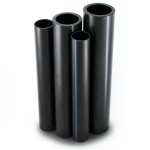 مواسير HDPE الراجحي PE 80 ضغط 5 بار قطر خارجي 900 مم سمك 34.4 مم لون أسود