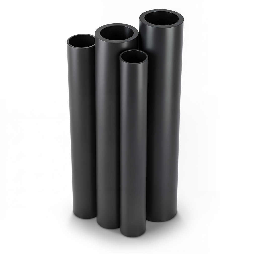 HDPE Pipe PE 80 Pressure 3.2 Bar Outside Diameter 315 mm Thickness 7.7 mm Black