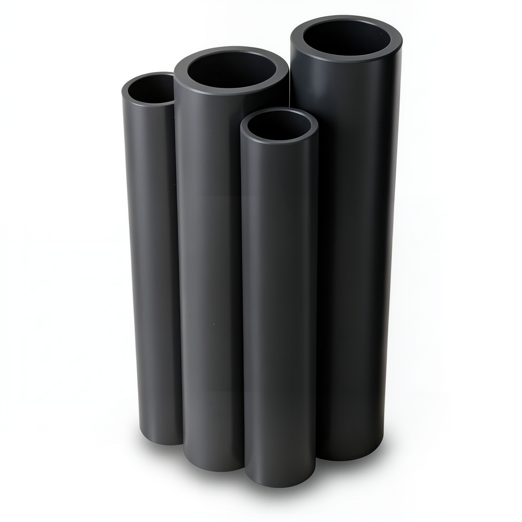 مواسير HDPE الراجحي PE 80 ضغط 5 بار قطر خارجي 1000 مم سمك 38.2 مم لون اسود