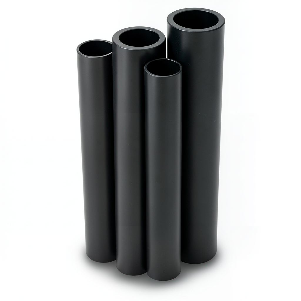 أنابيب HDPE PE 80 ضغط 3.2 بار قطر خارجي 400 مم سمك 9.8 مم لون أسود