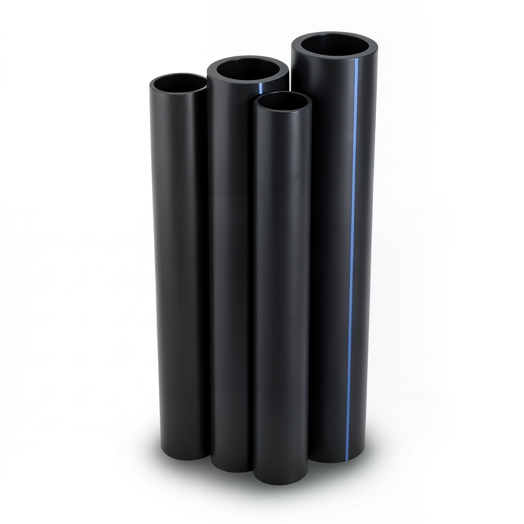 مواسير HDPE PE 80 ضغط 3.2 بار قطر 1400 مم سمك 34.3 مم لون اسود
