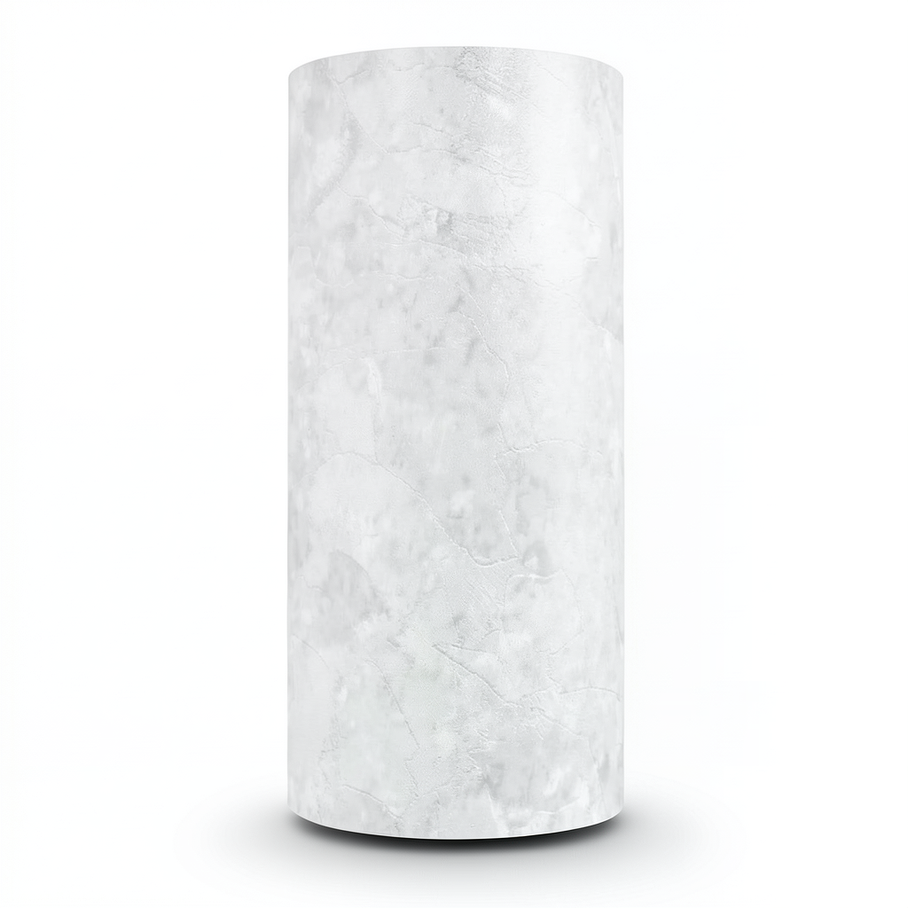 Modern Wall Covering Length 15.6m Width 100cm Light White on Gray