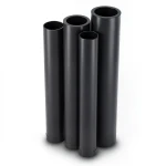 HDPE Pipes PE 80 Pressure 5 Bar Outer Diameter 1400 mm Thickness 53.5 mm Black