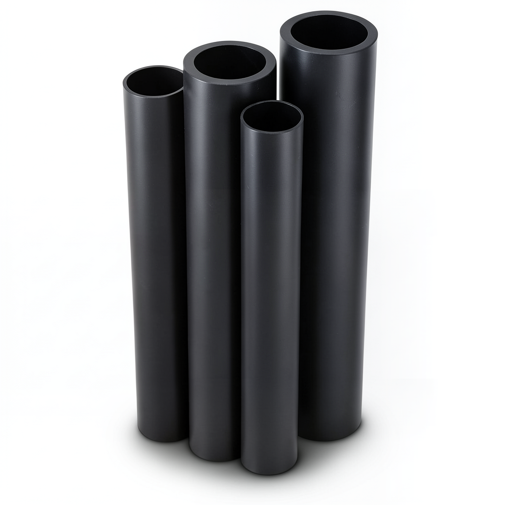 HDPE Pipes PE 80 Pressure 3.2 Bar Outside Diameter 1600 mm Thickness 39.2 mm Black