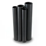 أنابيب HDPE PE 80 ضغط 3.2 بار قطر خارجي 500 مم سمك 12.3 مم أسود