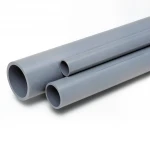 مواسير UPVC الوطني جدول 40  مقاس ½ 1 إنش سمك 3.68 مم لون رمادي