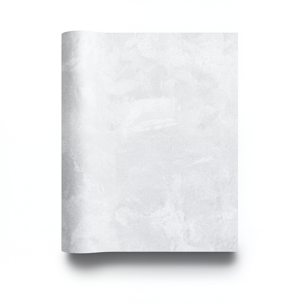 Modern Wallpaper 15.6m×100cm Light White with Gray Color