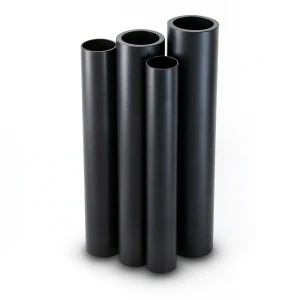 أنابيب HDPE PE 80 ضغط 3.2 بار قطر خارجي 355 مم سمك 3.5 مم لون أسود