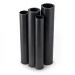 أنابيب HDPE PE 80 ضغط 3.2 بار قطر خارجي 630 مم سمك 15.4 مم لون أسود