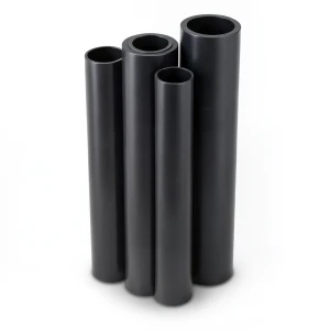 أنابيب HDPE PE 80 ضغط 3.2 بار قطر خارجي 630 مم سمك 15.4 مم لون أسود