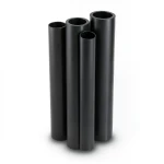 أنابيب HDPE PE 80 ضغط 3.2 بار قطر خارجي 400 مم سمك 9.8 مم لون أسود