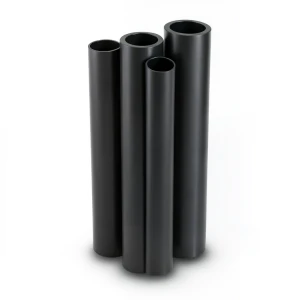 أنابيب HDPE PE 80 ضغط 3.2 بار قطر خارجي 400 مم سمك 9.8 مم لون أسود
