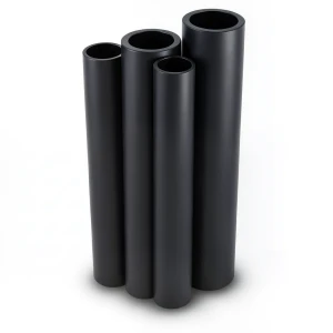 أنابيب HDPE PE 80 ضغط 3.2 بار قطر خارجي 450 مم سمك 11.0 مم لون اسود