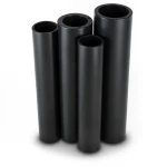 HDPE Pipes PE 80 Pressure 8 Bar 450 mm Diameter 40.9 mm Thickness Black