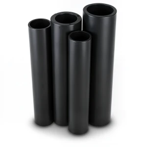 HDPE Pipes PE 80 Pressure 8 Bar 450 mm Diameter 40.9 mm Thickness Black