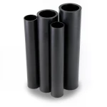 أنابيب HDPE PE 80 ضغط 3.2 بار قطر خارجي 500 مم سمك 12.3 مم أسود