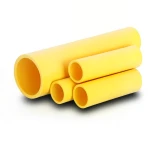 مواسير HDPE PE 80 ضغط 8 بار قطر 450 مم سمك 40.9 مم لون أصفر