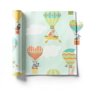 American Youth and Children Wallpaper 10m x 0.53m Multicolor