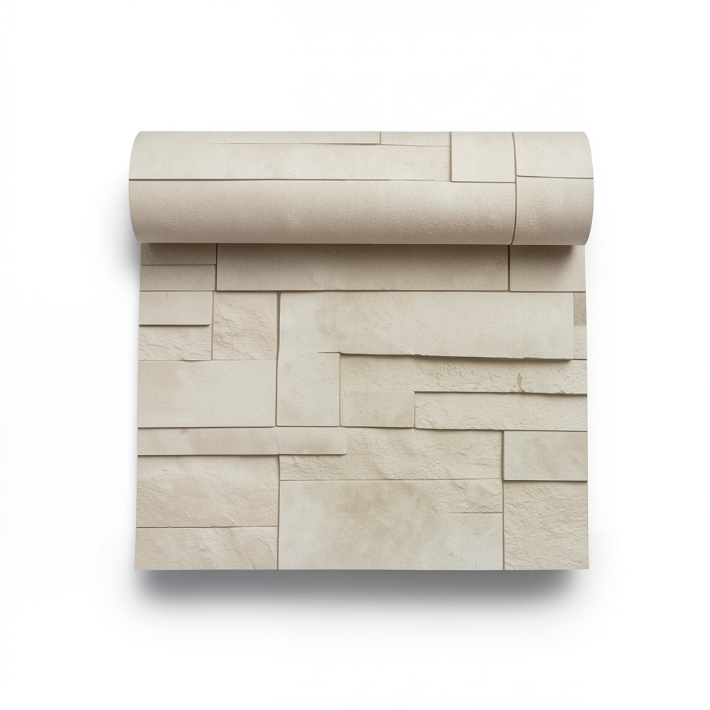 Modern Wallpaper 10m×53cm Beige Color