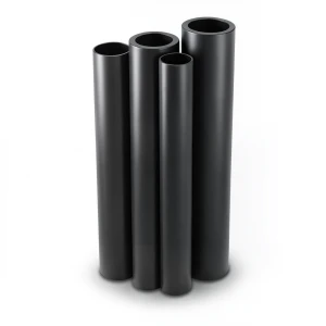 أنابيب HDPE PE 80 ضغط 3.2 بار قطر خارجي 560 مم سمك 13.7 مم لون أسود