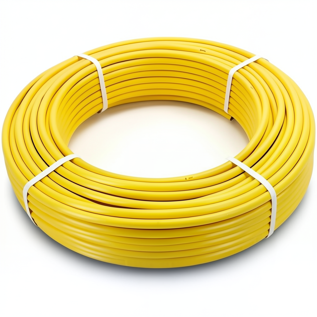 HDPE Pipes PE 80 Pressure 8 Bar Outside Diameter 63 mm Thickness 5.8 mm Yellow