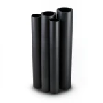 أنابيب HDPE الراجحي PE 80 ضغط 8 بار قطر 500 مم سمك 45.5 مم لون أسود